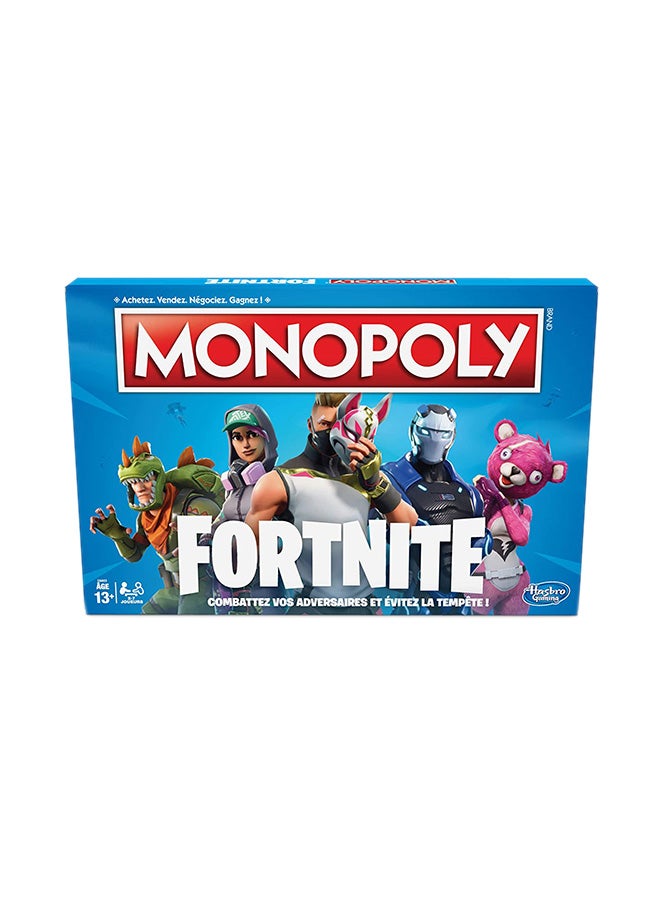Monopoly - Fortnite Edition Hasbro Board Game Inspired By Fortnite Video Game Ages 13 And Up For Adults And Teens Indoor Home Game 2 To 6 Players - Image 1