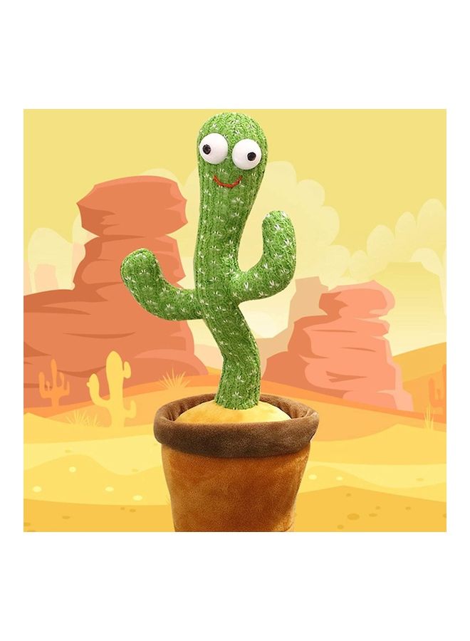 XiuWoo - Electric Dancing Cactus Plant Stuffed Toy With Music And Big Cute Eyes - Image 1