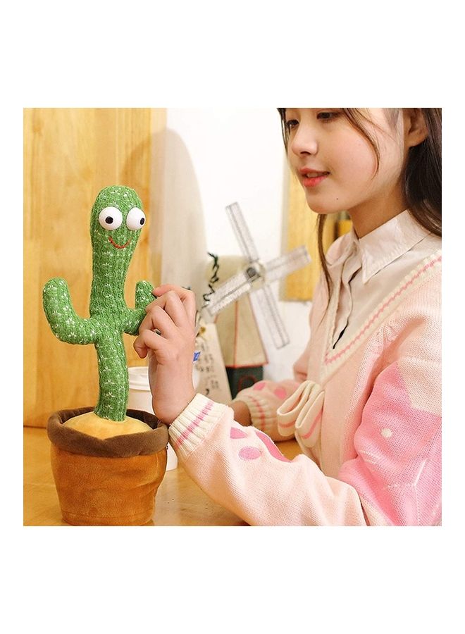 XiuWoo - Electric Dancing Cactus Plant Stuffed Toy With Music And Big Cute Eyes - Image 1
