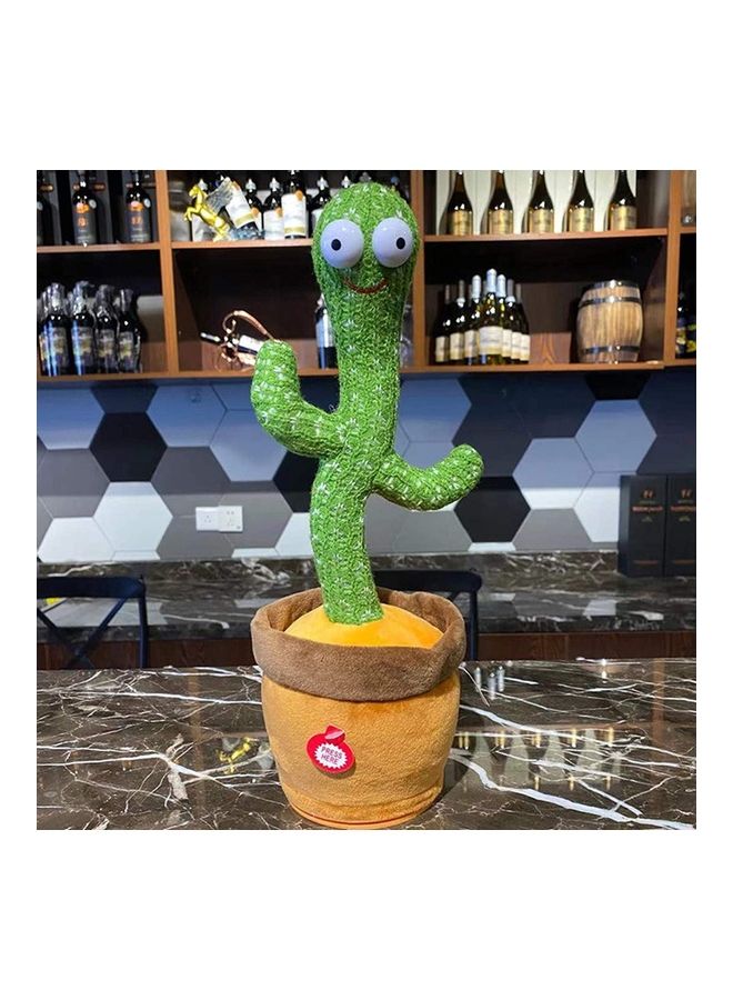 XiuWoo - Electric Dancing Cactus Plant Stuffed Toy With Music And Big Cute Eyes - Image 1