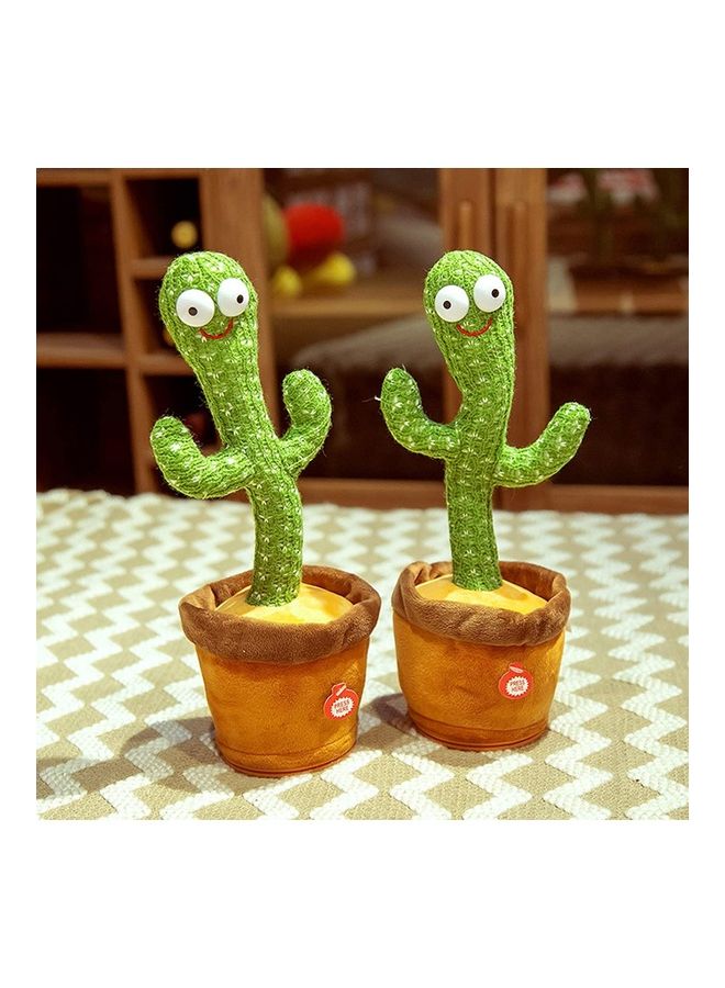 XiuWoo - Electric Dancing Cactus Plant Stuffed Toy With Music And Big Cute Eyes - Image 1