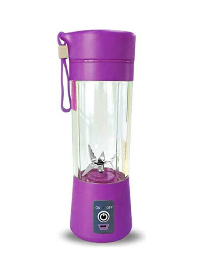 USB Rechargeable Blender Mixer Portable Mini Juicer Juice Machine Smoothie Maker Household Purple 380ml 