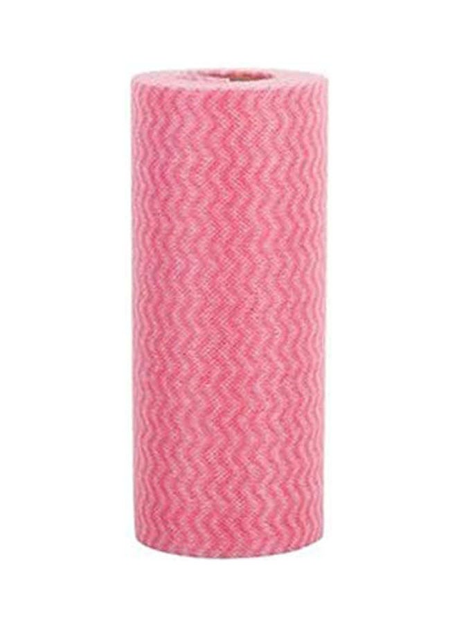 50Pcs/Roll Environmental Colorful Washing Dish Towel Magic Kitchen Pink