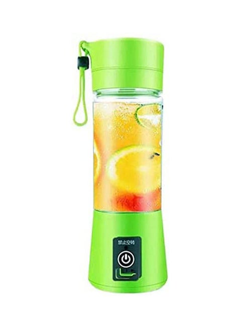 Portable Fruit Juicer Smoothie Maker Blender Bottle Green 380ml