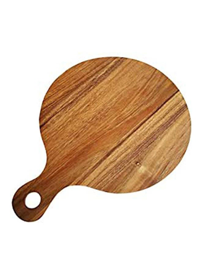 Acacia Wood Pizza Plates Serving Tray Beige 