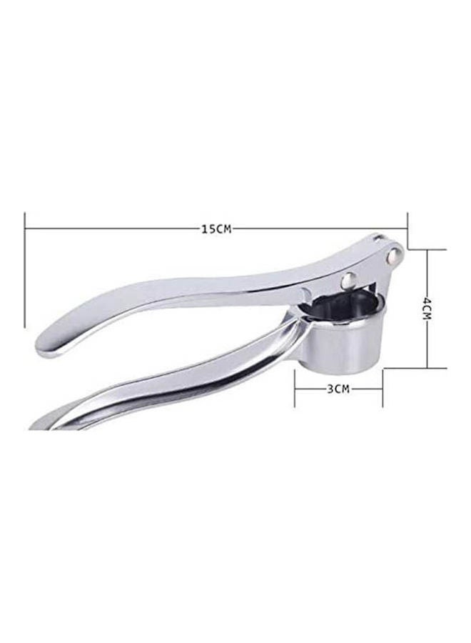 Generic - 1Piece Presses Manual Garlic Mincer Chopping Garlic Curve Tools Silver 15x4x3cm - Image 1