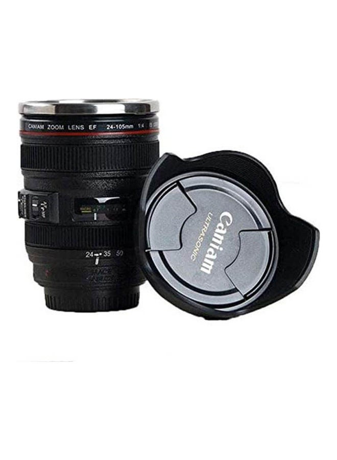 Camera Lens Shape Cups Coffee Mug Black - Image 1