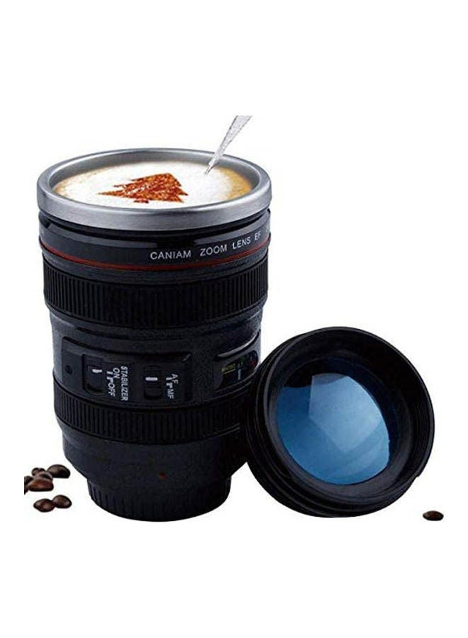 Camera Lens Shape Cups Coffee Mug Black - Image 2