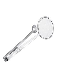 Generic 2 In 1 Food Spoon Strainer Fried Food Oil-Frying Filter Silver  - Image 1