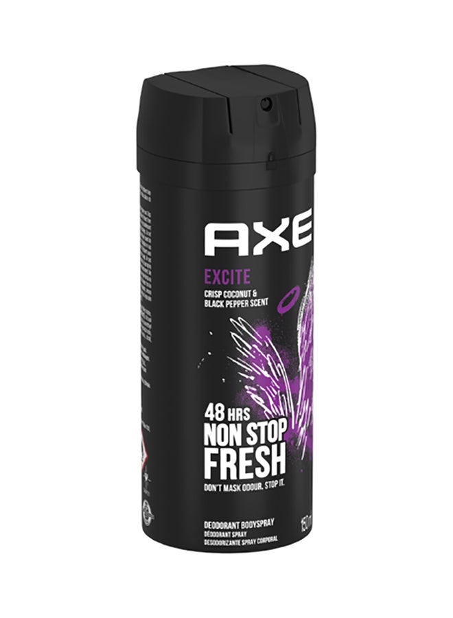 Axe Excite Body Deodarant Spray Crisp Coconut And Black Pepper Scent 150ml  - Image 4