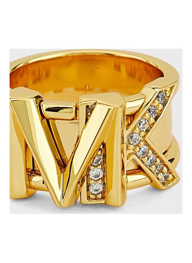 مايكل كورس Women Mk Logo Detailed Ring - Image 3