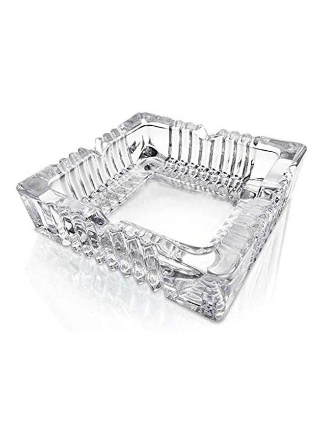 Simple and transparent glass ashtray home supplies creative office living supplies decorations Clear 15cm - Image 1