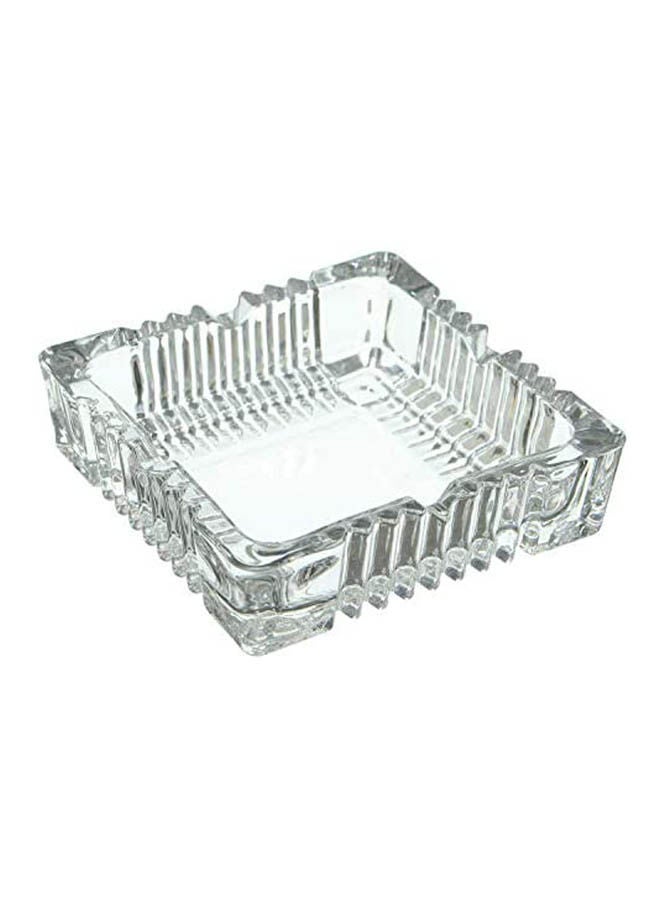 Simple and transparent glass ashtray home supplies creative office living supplies decorations Clear #NUL#grams