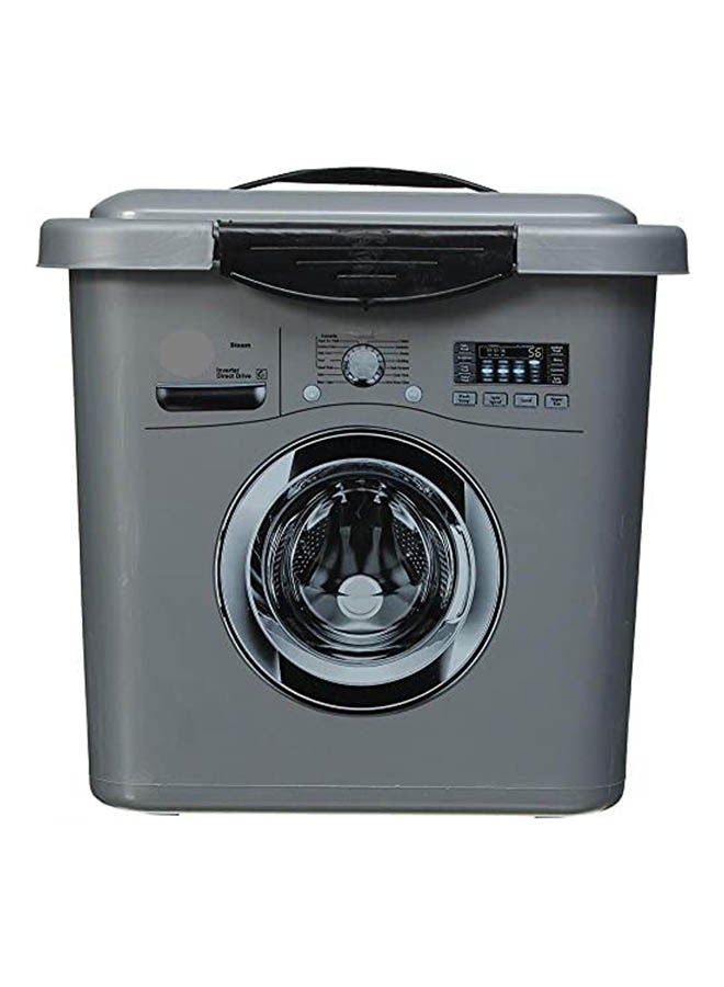 Laundry Powder Storage Box Grey 