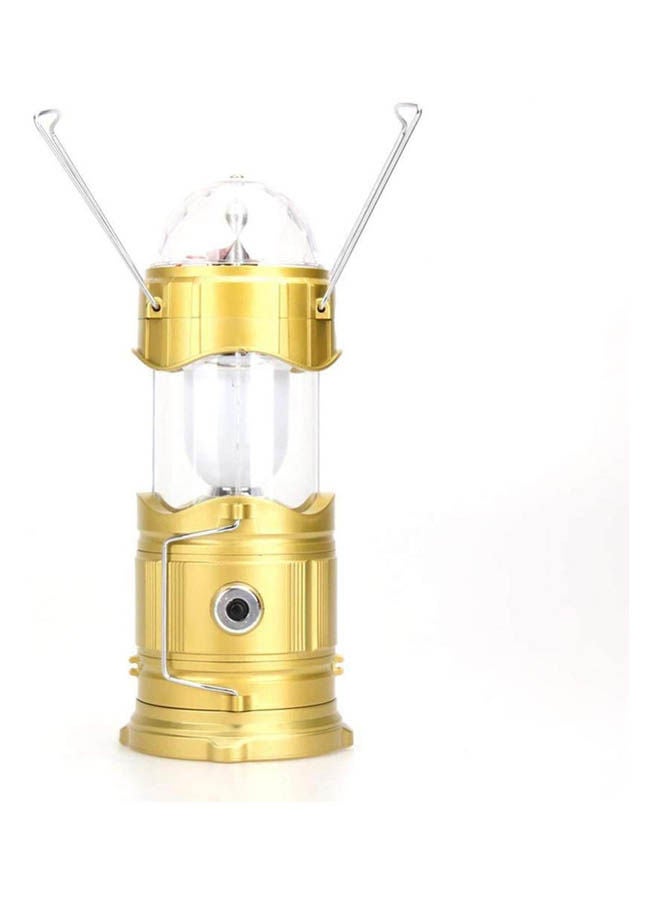 Generic - 3 In 1 Solar Light Citra Led Rechargeable Lantern With Special Dj Disco Stage Light And Torch Gold - Image 1
