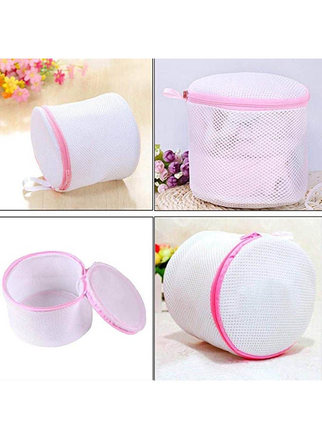 Bra Wash Ball Machine Washable Bra Bag Bra Care Storage Bag Pink  - Image 2