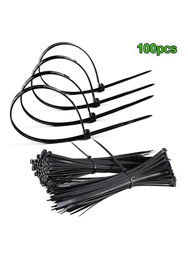 Gaviz Plastic Cord (10Cm, 100 Pieces, Safwa, 1465) Black  - Image 2
