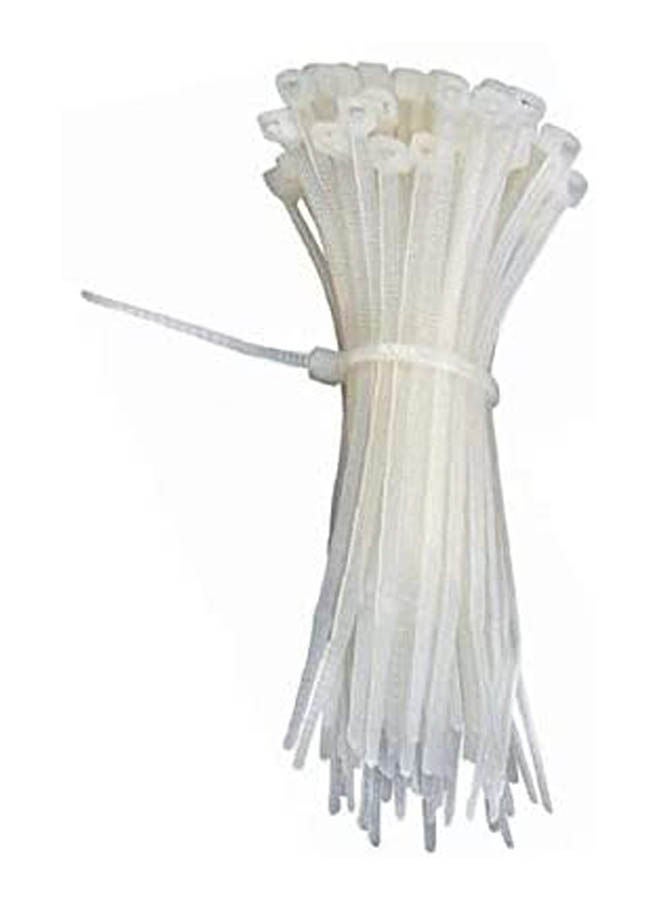 Generic Plastic Drawstring Bag 100 Pcs - 25 Cm White 