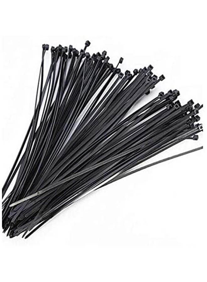 Generic Plastic Drawstring Bag 100 Pcs - 20Cm Black 