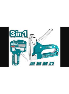 TOTAL 3 In 1 Stapler With Power Controller BLue 24.7 x 15 x 3.7cm  - Image 2
