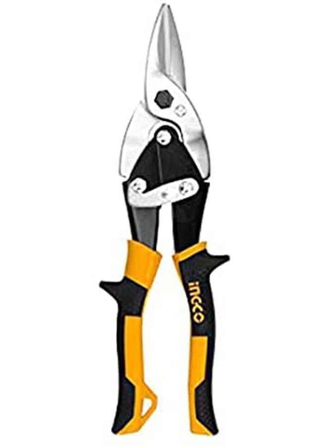 INGCO Straight Pattern Snip With Isolated Hand Yellow 10inch - Image 2