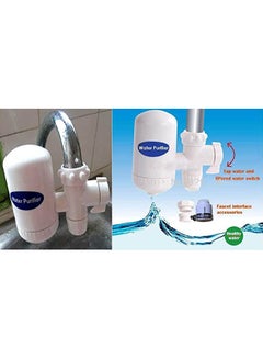 Generic Easy Cleanable Ceramic Cartridge Faucet Tap Water Clean Filter Purifier Kitchen White  - Image 2