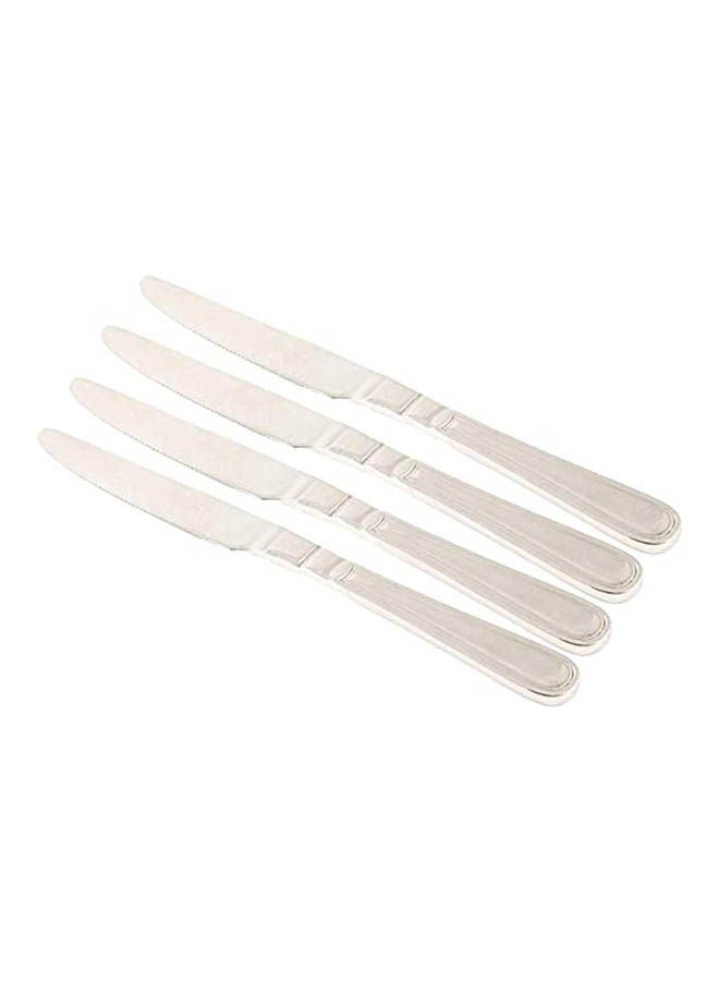 ماركة غير محددة Celebration Dinner Knife 4 Piece Set Silver 
