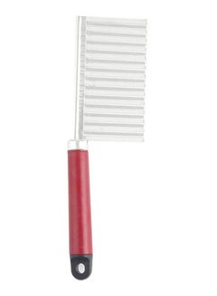 ماركة غير محددة Chip Dough Vegetable Wavy Cutter Slicer Knife Silver  - Image 2