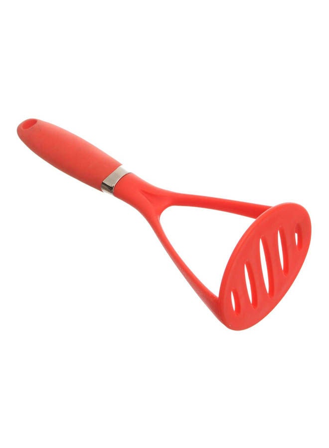 Plastic Food Masher With Handle Red - Image 2