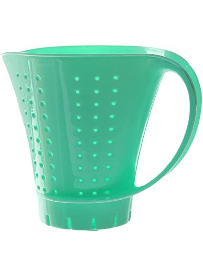 Plastic Rice Strainer Cup Shape Light Green 