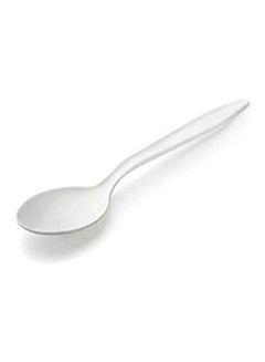 Plastic Spoon Disposable 100 Nos White - v1651157181/N53240822A_1