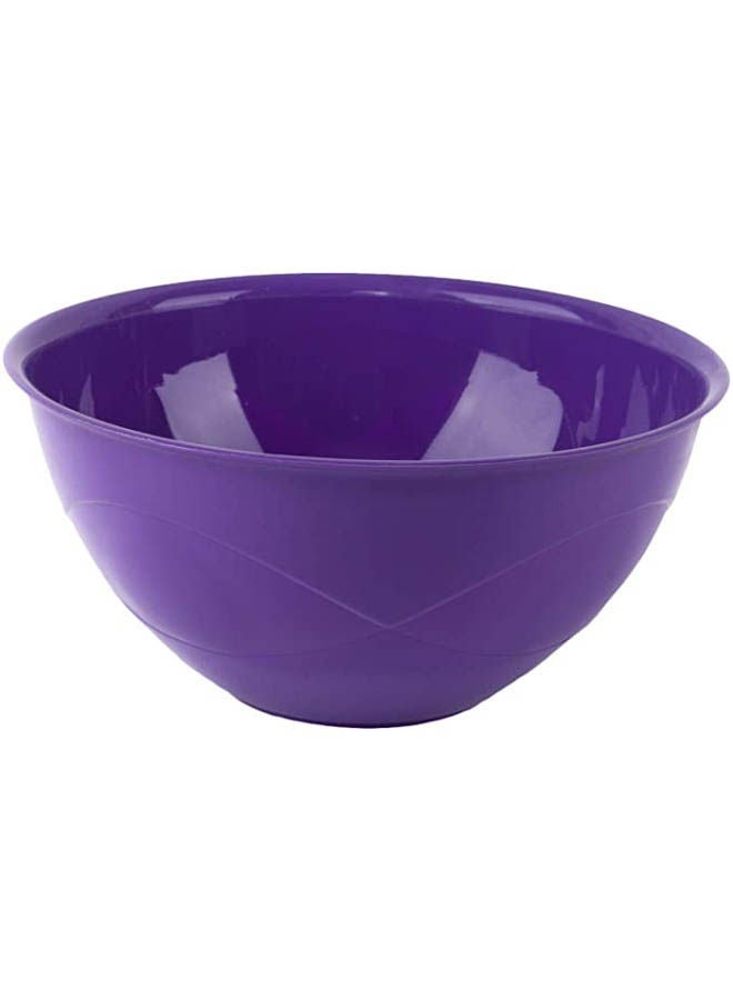Round Plastic Bowl Purple