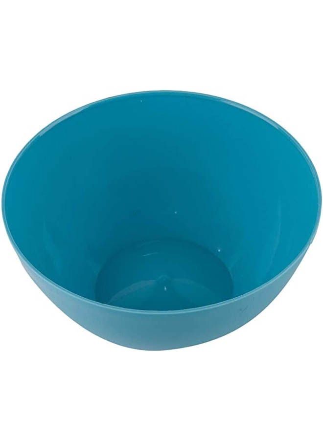 Round Plastic Bowl Blue