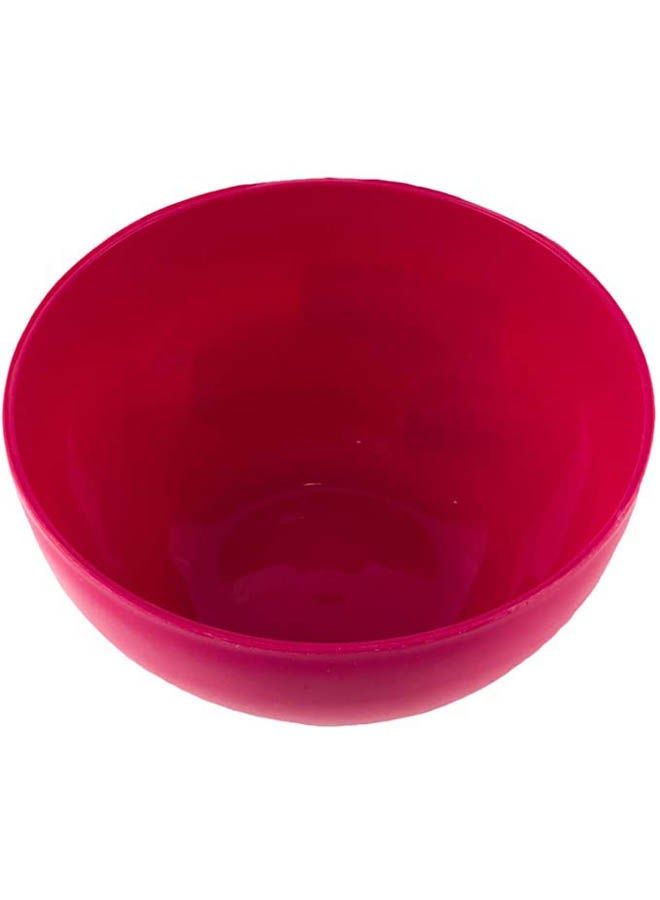 Round Plastic Bowl Red