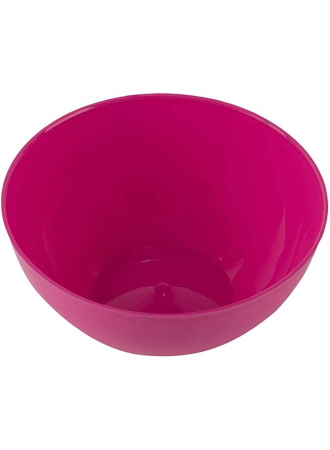 Round Plastic Bowl Pink