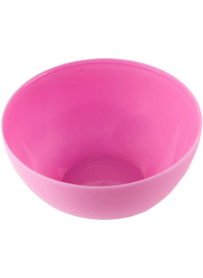 Round Plastic Bowl Pink