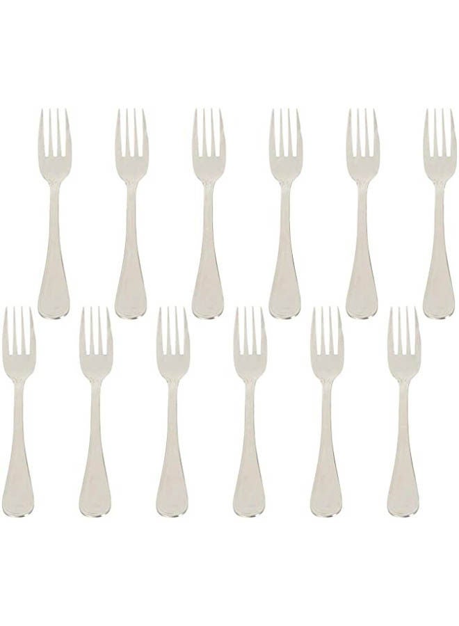 Set Of 12 Forks Silver