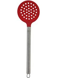 Ladle With Stainless Steel Hand Red