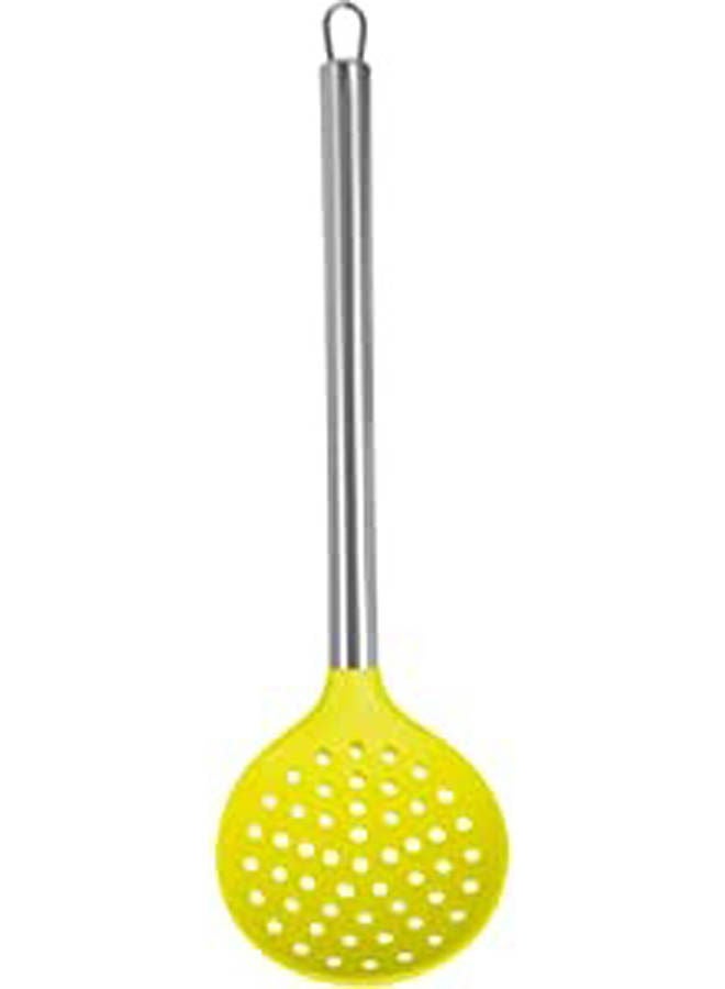 Generic - Silicon Spoon With Stainless Handle Yellow - Image 1