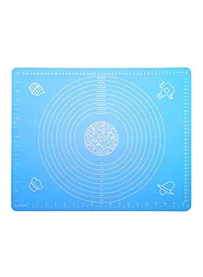 Silicone Baking Mat For Pastry Rolling Blue 50X40cm