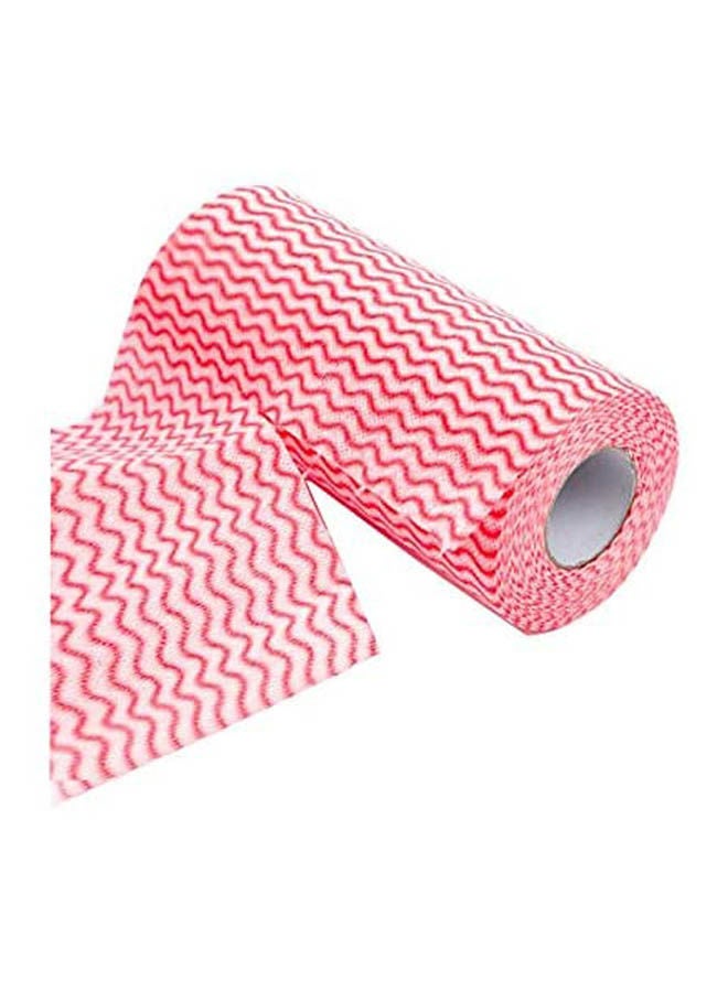Non Woven Cloth Wipe Cloth Baijie Towel Bamboo Red 25.5x29cm