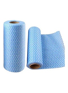 Oil Tissue Paper Roll Multi Use Blue