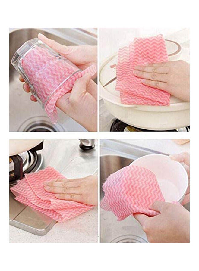 Oil Wipes Roll Multi Purpose 100 Pcs Pink - Image 2