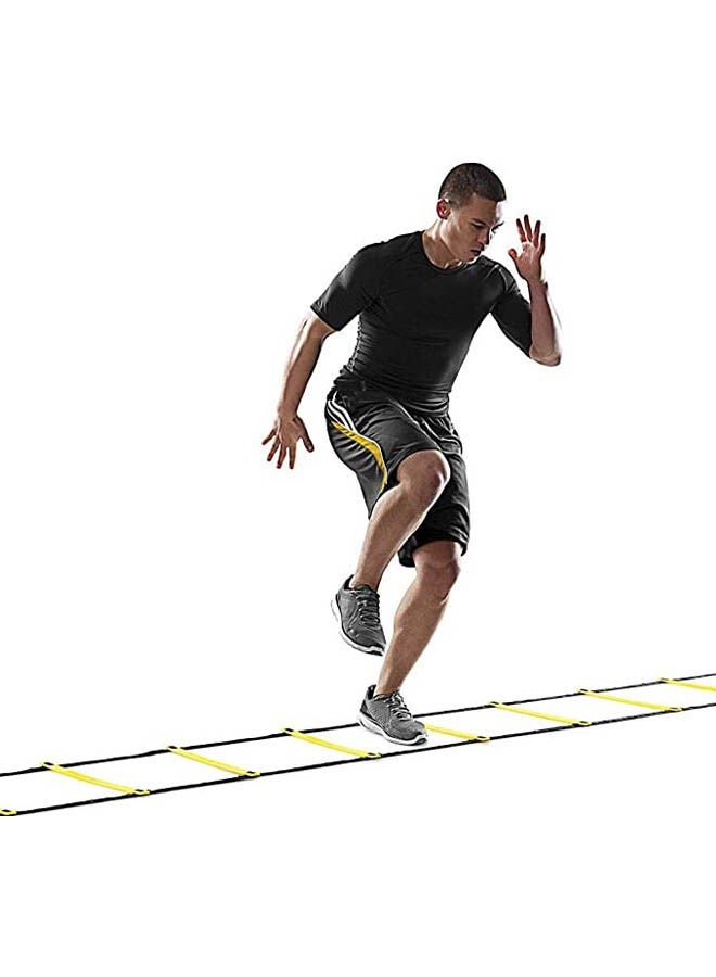 ماركة غير محددة New 11 Rung 18 Feet Agility Ladder For Soccer Speed Football Fitness Feet Training Equipment 6meter  - Image 2