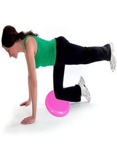 Generic Durable Yoga Fitness Balls Universal Inflatable Yoga Wobble Stability Balance Disc Yoga Massage Cushion Mat 33cm  - Image 2