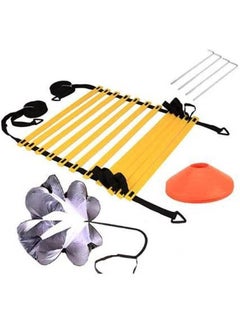 Generic Quick Flat Rung Speed Resistance Agility Ladder Soccer Speed Training Ladder Resistance Umbrella Best Outdoor Fitness Exercise  - Image 2