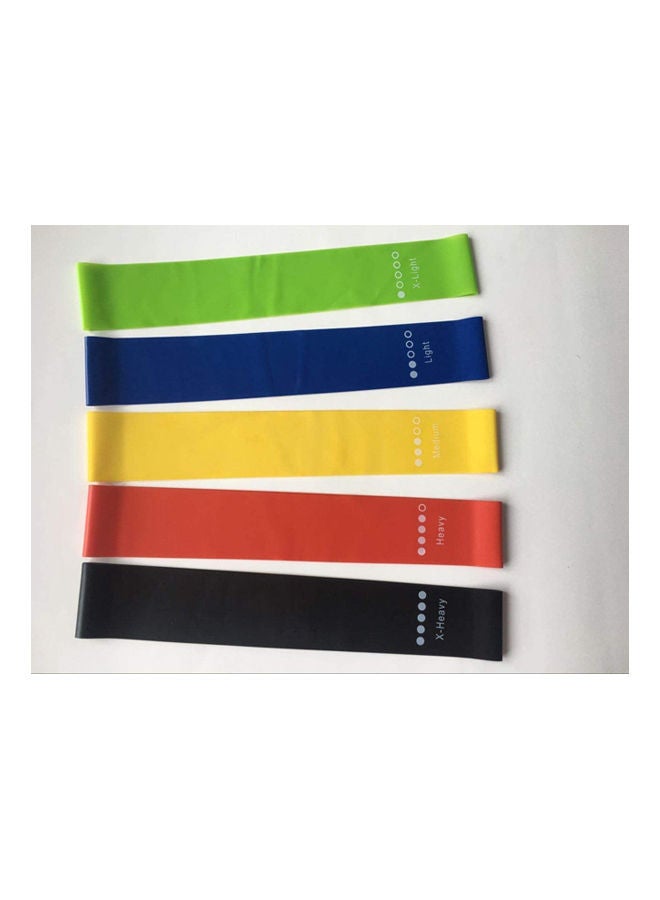 ماركة غير محددة Resistance Bands Exercise Loops Fitness Yoga 5 Pieces  - Image 2