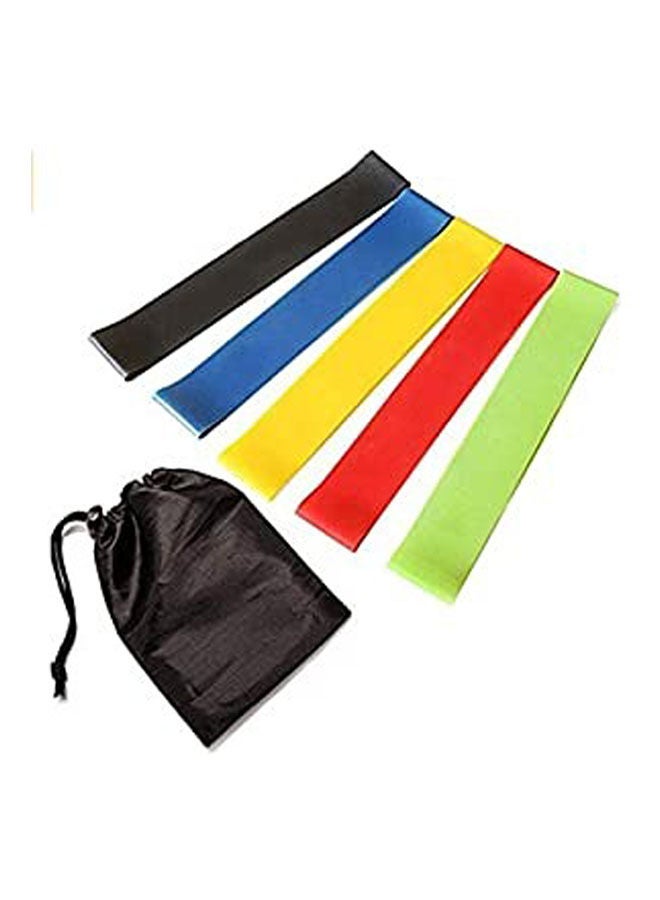 ماركة غير محددة Resistance Bands Set Of 5 Exercise Bands  - Image 1