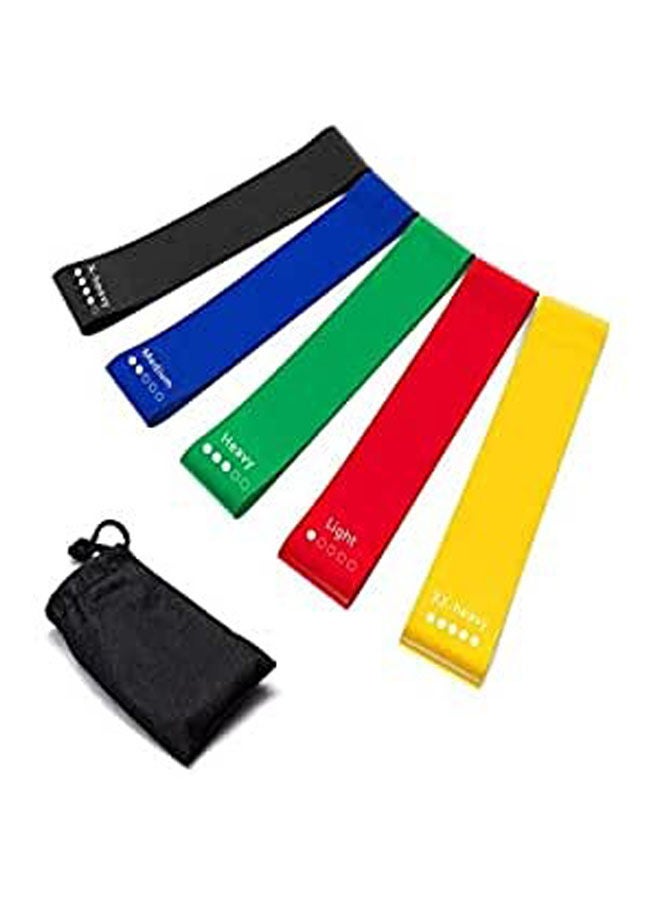 ماركة غير محددة Resistance Bands Set Of 5 Exercise Bands  - Image 1