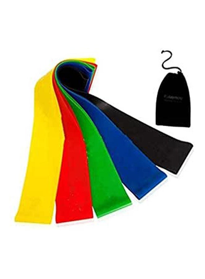 ماركة غير محددة Resistance Loop Exercise Bands Set Of 5 Premium-Quality  - Image 1